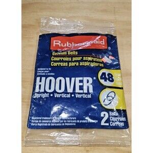 2 Rubbermaid Hoover Vacuum Belts #48 Brand New Vac Cleaner Home Cleaning